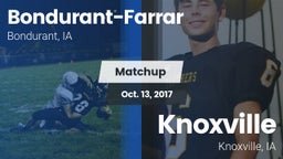 Matchup: Bondurant-Farrar vs. Knoxville  2017