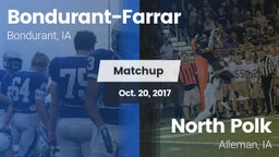 Matchup: Bondurant-Farrar vs. North Polk  2017