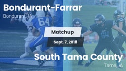 Matchup: Bondurant-Farrar vs. South Tama County  2018
