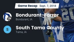Recap: Bondurant-Farrar  vs. South Tama County  2018