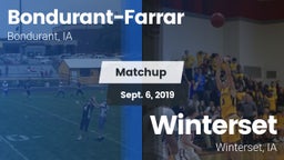 Matchup: Bondurant-Farrar vs. Winterset  2019