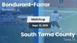 Matchup: Bondurant-Farrar vs. South Tama County  2019