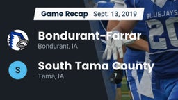 Recap: Bondurant-Farrar  vs. South Tama County  2019