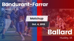 Matchup: Bondurant-Farrar vs. Ballard  2019