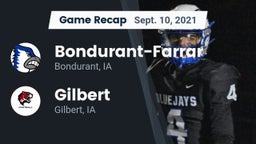Recap: Bondurant-Farrar  vs. Gilbert  2021