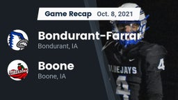Recap: Bondurant-Farrar  vs. Boone  2021