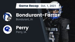 Recap: Bondurant-Farrar  vs. Perry  2021