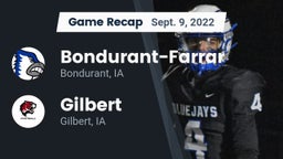 Recap: Bondurant-Farrar  vs. Gilbert  2022