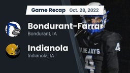 Recap: Bondurant-Farrar  vs. Indianola  2022