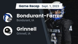 Recap: Bondurant-Farrar  vs. Grinnell  2023