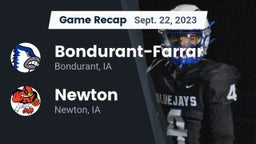 Recap: Bondurant-Farrar  vs. Newton   2023