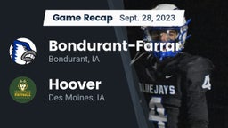 Recap: Bondurant-Farrar  vs. Hoover  2023