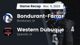 Recap: Bondurant-Farrar  vs. Western Dubuque  2023