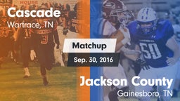 Matchup: Cascade  vs. Jackson County  2016