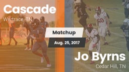 Matchup: Cascade  vs. Jo Byrns 2017