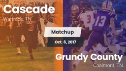 Matchup: Cascade  vs. Grundy County  2017