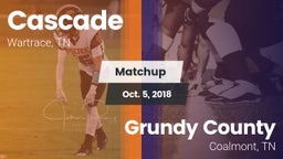 Matchup: Cascade  vs. Grundy County  2018