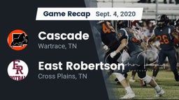 Recap: Cascade  vs. East Robertson  2020