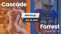 Matchup: Cascade  vs. Forrest  2020