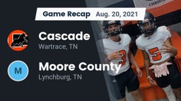 Recap: Cascade  vs. Moore County  2021