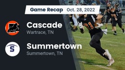 Recap: Cascade  vs. Summertown  2022