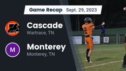 Recap: Cascade  vs. Monterey  2023
