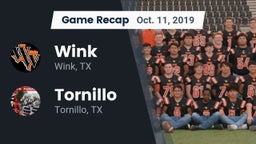 Recap: Wink  vs. Tornillo  2019