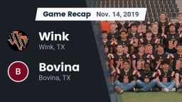Recap: Wink  vs. Bovina  2019