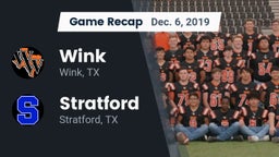 Recap: Wink  vs. Stratford  2019