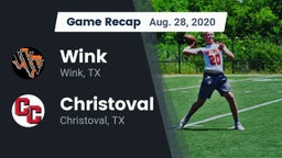 Recap: Wink  vs. Christoval  2020