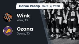 Recap: Wink  vs. Ozona  2020