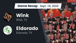 Recap: Wink  vs. Eldorado  2020