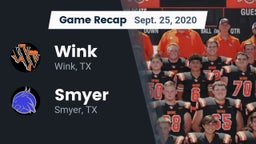 Recap: Wink  vs. Smyer  2020
