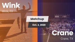 Matchup: Wink  vs. Crane  2020
