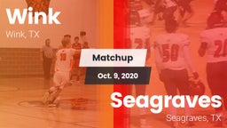 Matchup: Wink  vs. Seagraves  2020