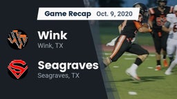 Recap: Wink  vs. Seagraves  2020