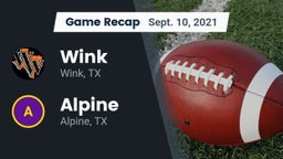 Recap: Wink  vs. Alpine  2021