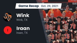 Recap: Wink  vs. Iraan  2021
