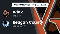 Recap: Wink  vs. Reagan County  2022