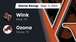 Recap: Wink  vs. Ozona  2022