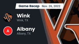 Recap: Wink  vs. Albany  2022