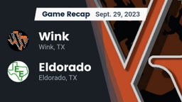 Recap: Wink  vs. Eldorado  2023