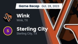 Recap: Wink  vs. Sterling City  2023