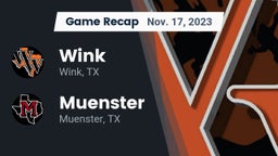 Recap: Wink  vs. Muenster  2023