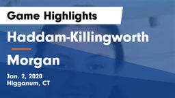 Haddam-Killingworth  vs Morgan  Game Highlights - Jan. 2, 2020