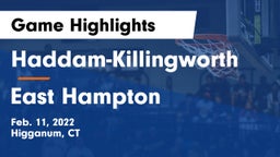 Haddam-Killingworth  vs East Hampton  Game Highlights - Feb. 11, 2022