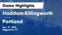 Haddam-Killingworth  vs Portland  Game Highlights - Jan. 27, 2023
