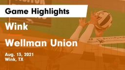 Wink  vs Wellman Union Game Highlights - Aug. 13, 2021