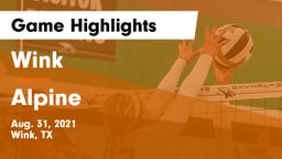 Wink  vs Alpine  Game Highlights - Aug. 31, 2021