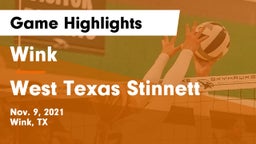 Wink  vs West Texas Stinnett  Game Highlights - Nov. 9, 2021